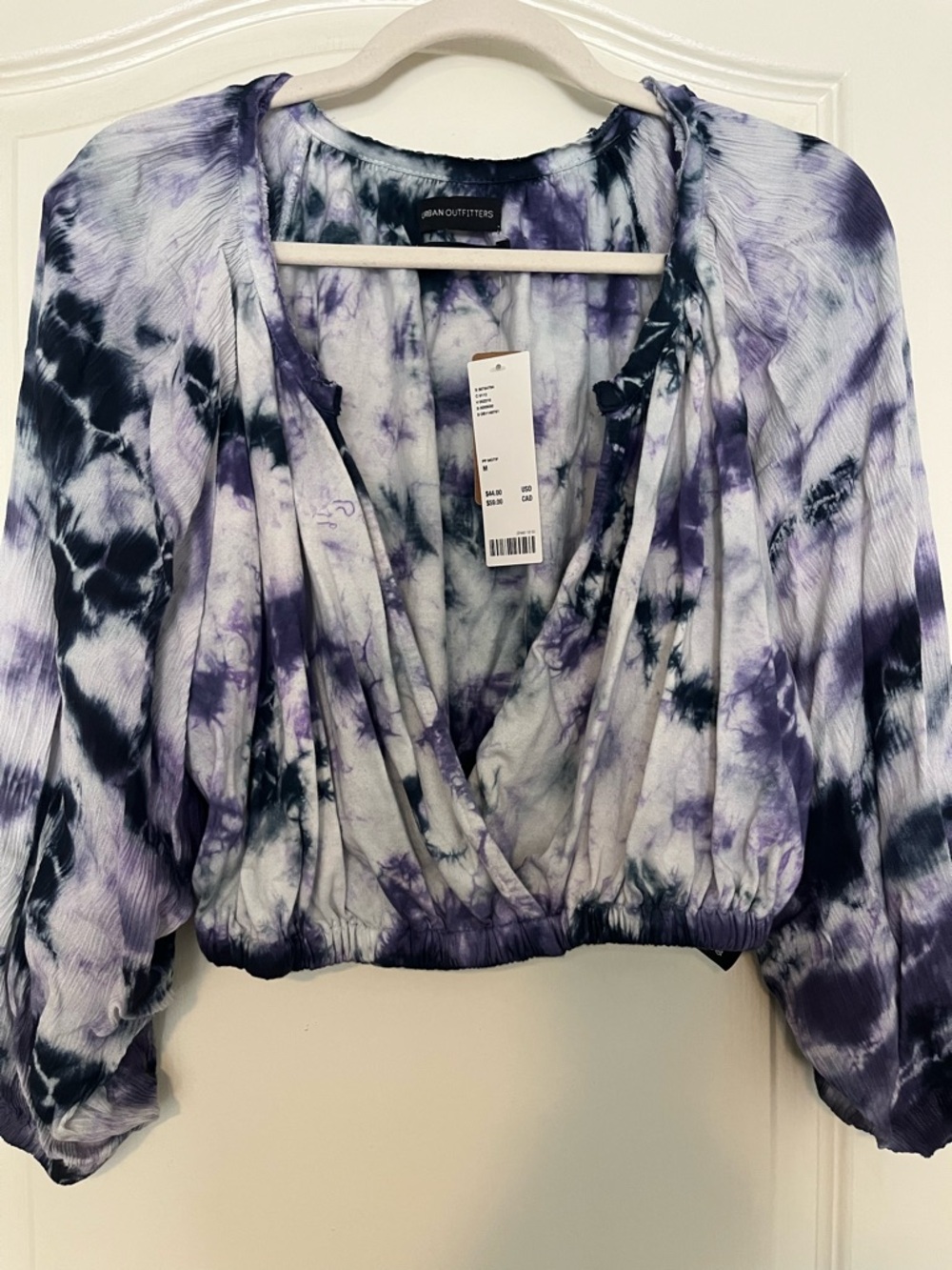 Urban Outfitters tie dye crop top, Sz M, NWT